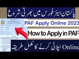 Pakistan Air Force Jobs PAF 2024 Apply Online