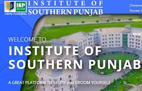 Institute of Southern Punjab 2023 ISP Multan Jobs