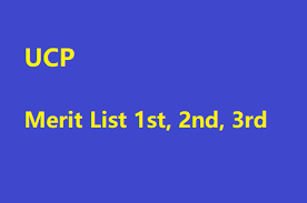 UCP Merit List 2023 Check Here